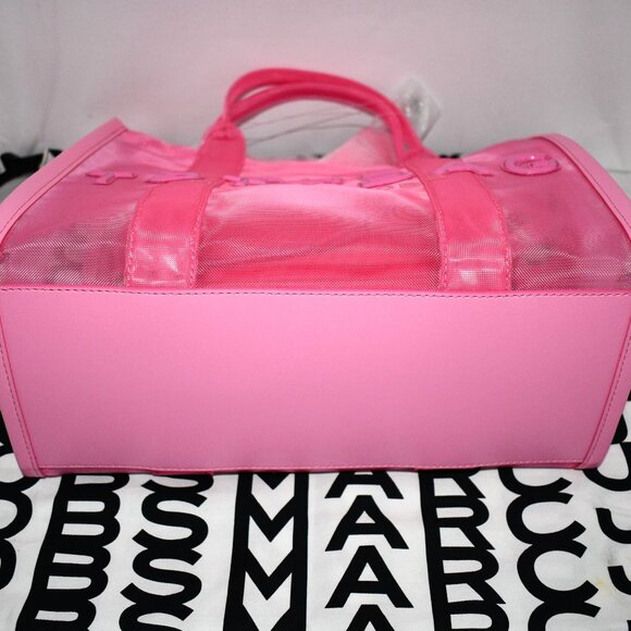 MARC JACOBS The Mesh MEDIUM Tote in Candy Pink #H005M06SP21-675 NWT - Picture 7 of 7
